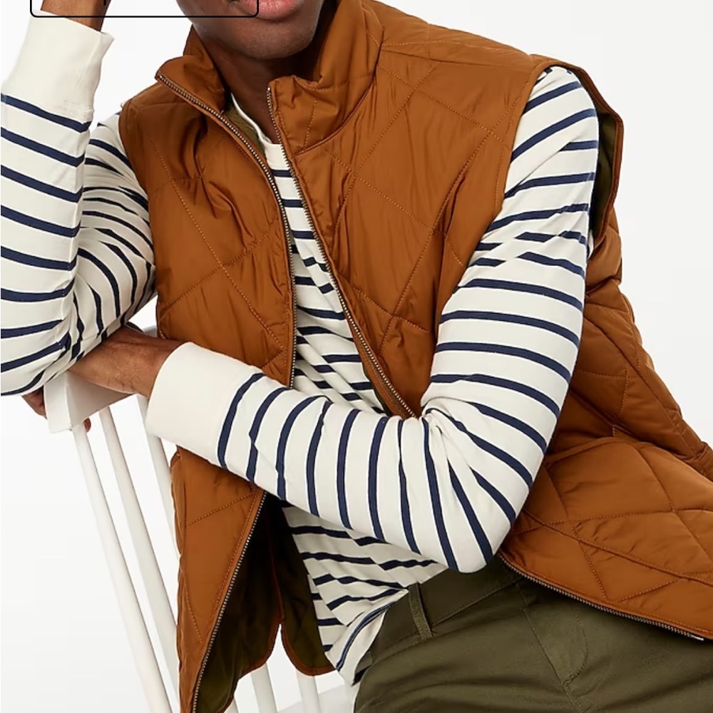Men’s J Crew Quilted Vest